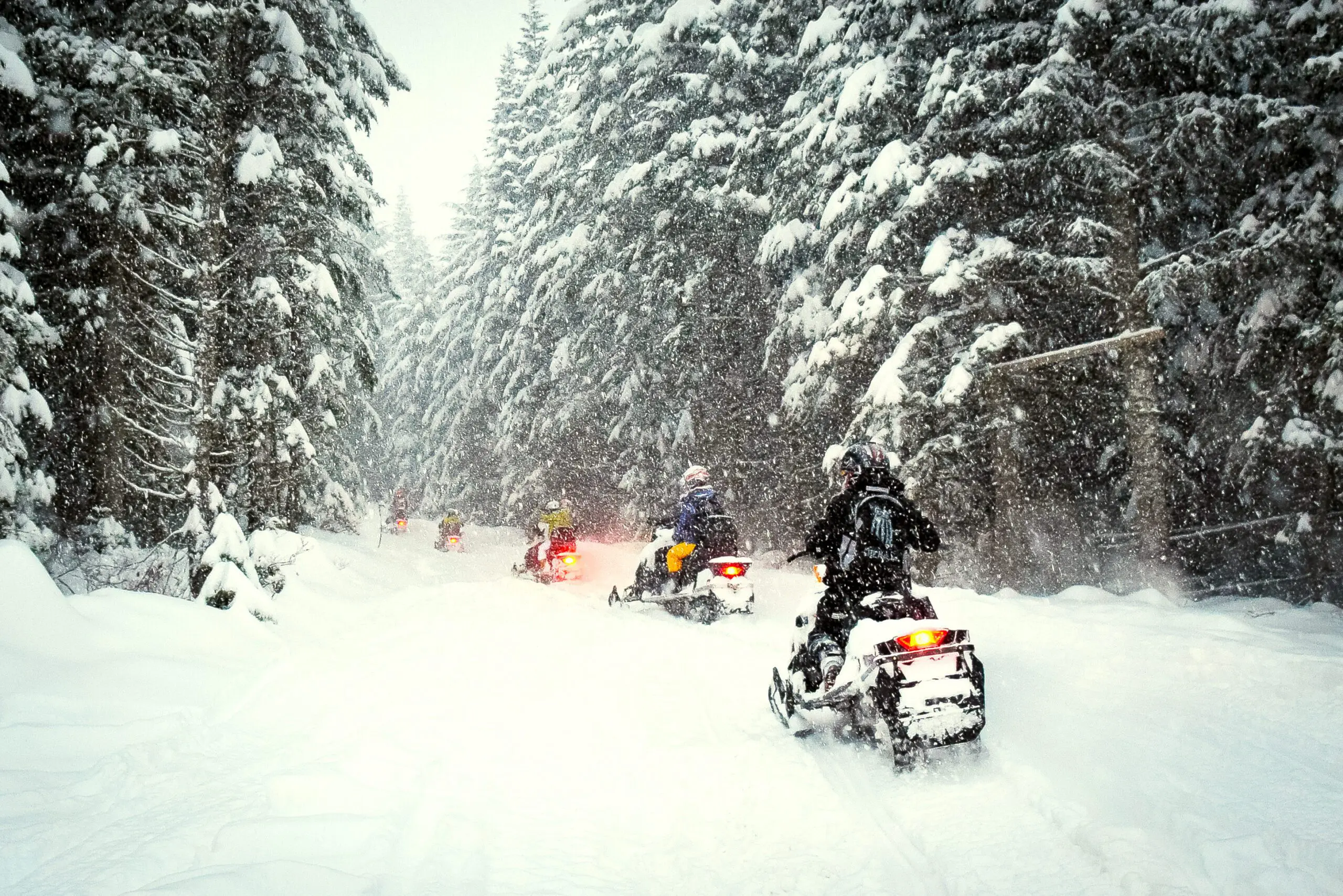 Snowmobile trail